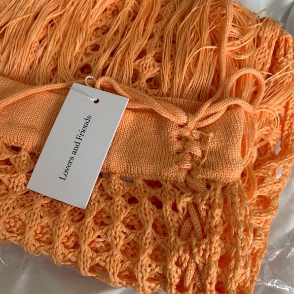 BRAND NEW Lovers and Friends Stellar Skirt in Tangerine. SIZE XS - Picture 5 of 6